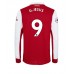 Billige Arsenal Gabriel Jesus #9 Hjemmetrøye 2022-23 Langermet